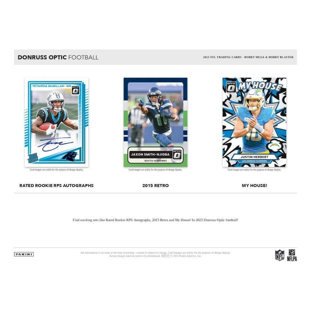 2025 Panini Donruss Optic Football Blaster Box